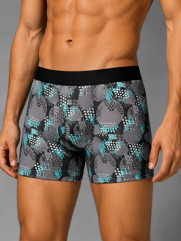 AeroFlex Shadow Printed Boxer Briefs for Men