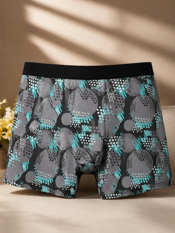 AeroFlex Shadow Printed Boxer Briefs for Men